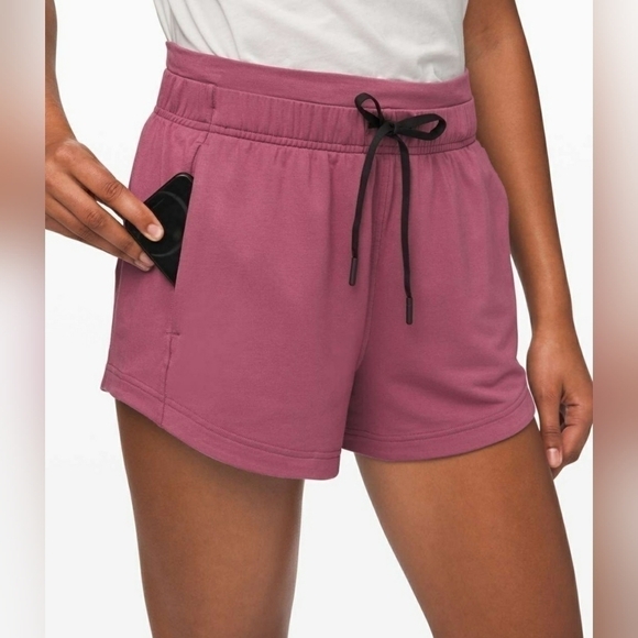 Lululemon Inner Glow Short 3" Modal Plumful